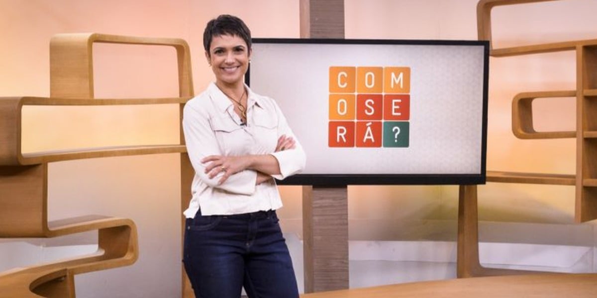 Sandra Annenberg no "Como Será?" (Foto: Divulgação/TV Globo)