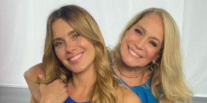 Susana Vieira reencontrou Carolina Dieckmann em gravação na Globo (Foto: Reprodução)