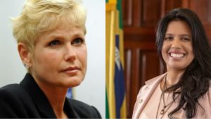 Xuxa Meneghel entra com processo contra a deputada Rosane Felix (Montagem/ Reprodução)