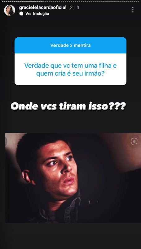 Storie de Graciele Lacerda no Instagram (Foto: Reprodução)