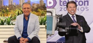 Carlos Alberto usou polêmica na família de Silvio Santos como quadro na Praça é Nossa- Foto: Montagem/TV Foco