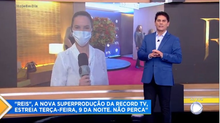 Coletiva de Reis também foi atração ao vivo no Hoje em Dia