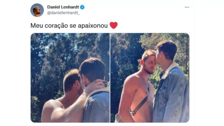 Publicação de Daniel Lenhart no Twitter (Imagem: Reprodução)