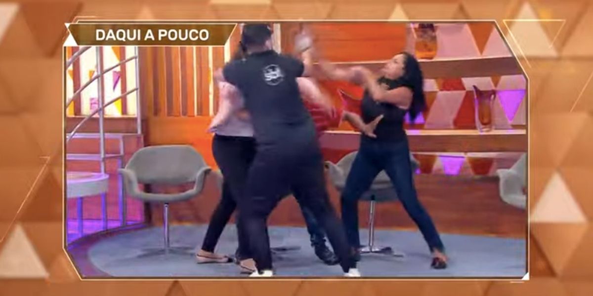 Christina Rocha vê briga no SBT (Reprodução)