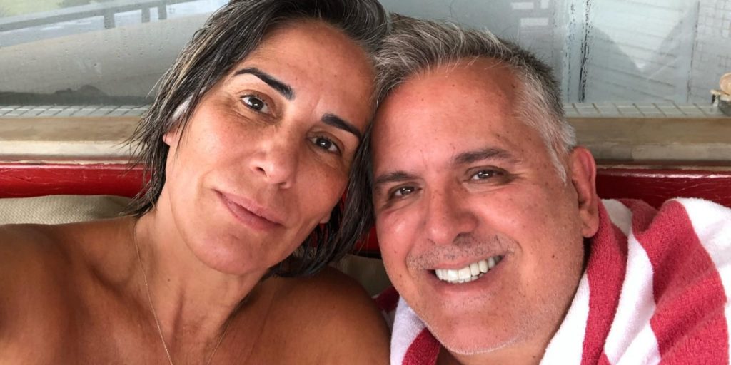 Gloria Pires e marido, Orlando (Reprodução)