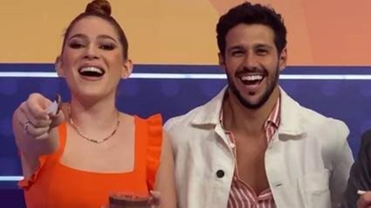 Ana Clara e Rodrigo Mussi no "BBB: A Eliminação" onde teria rolado um clima inicial (Reprodução/ Multishow)