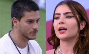 Arthur Aguiar e Jade Picon eram inimigos mortais no BBB22 (Foto: Reprodução/Montagem)