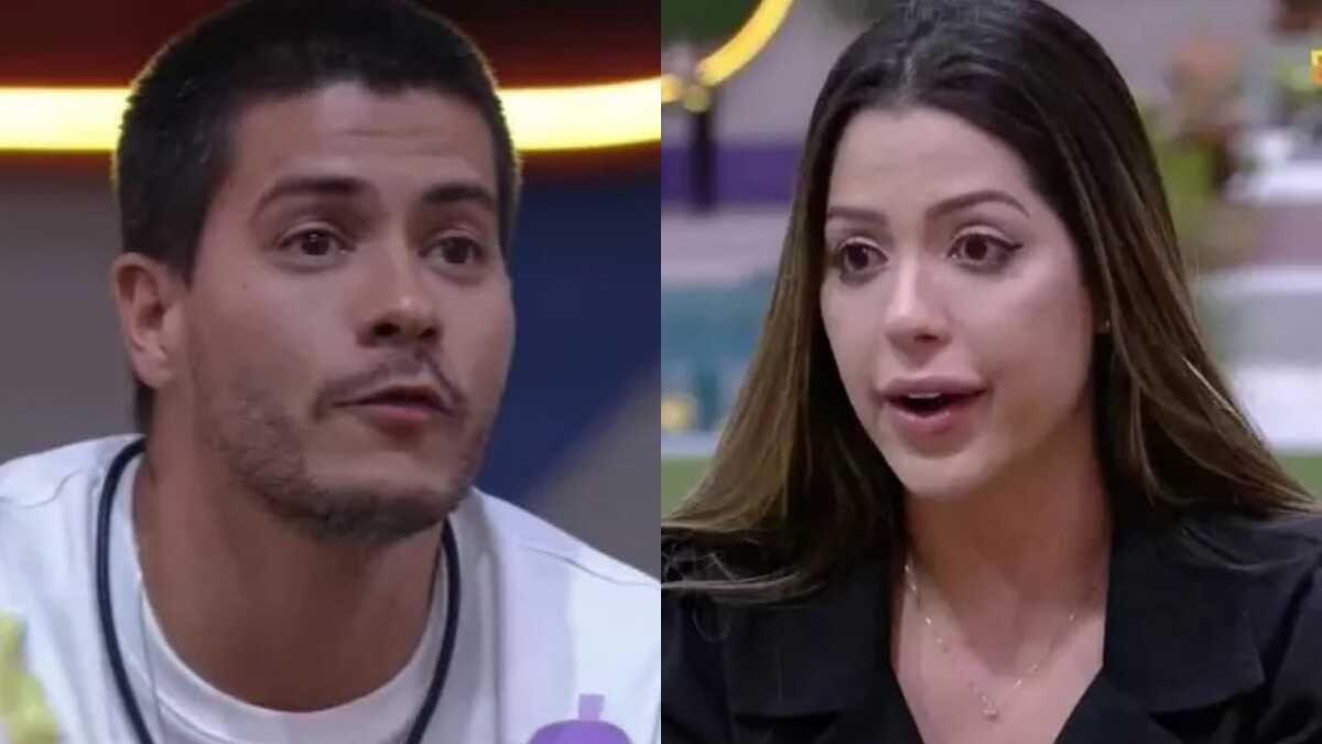 BBB22: Arthur Aguiar e Laís brigam feio no Jogo da Discórdia (Foto: Reprodução/Montagem)