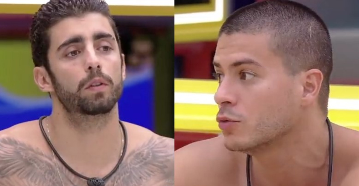 BBB22: Arthur Aguiar se revolta após brothers 'entregarem' liderança para Lina (Foto: Reprodução / Globoplay)