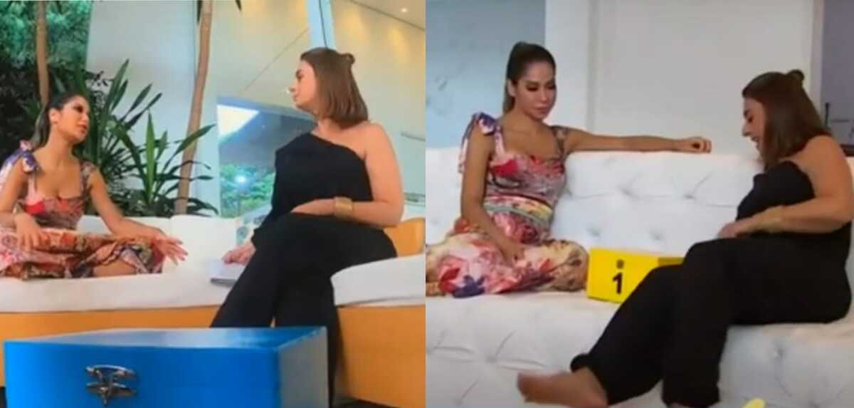 Maíra Cardi recebe Catia Fonseca em sua mansão (Foto: Reprodução/Montagem/YouTube)