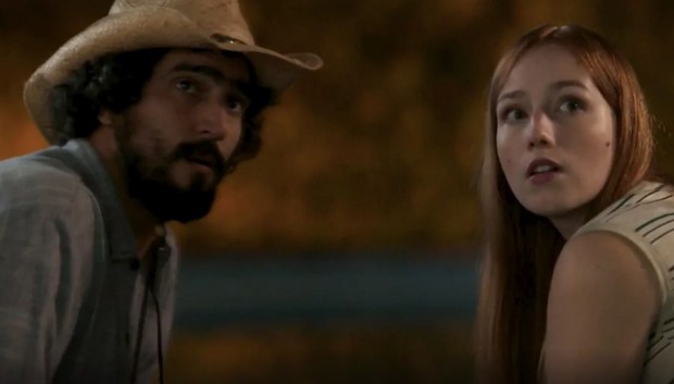 José Leôncio e Irma em "Pantanal" (Foto: Reprodução / Globo)