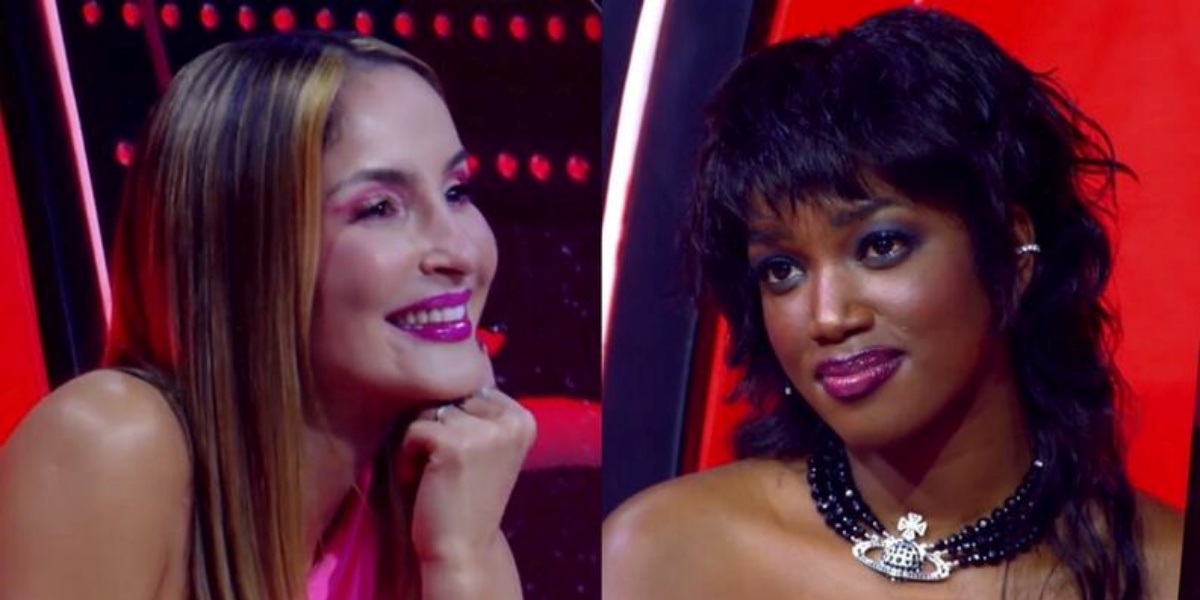 Claudia Leitte se derreteu ao se declarar para Iza (Imagem: Reprodução)