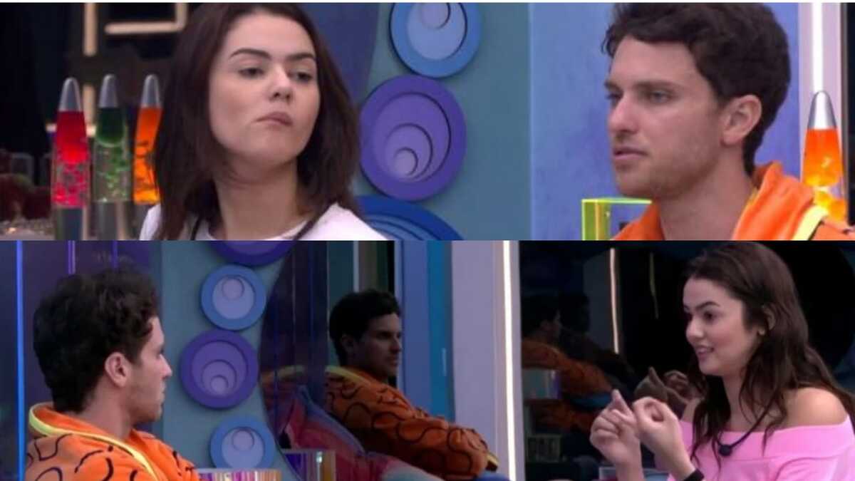 BBB22: Eslovênia e Lucas acreditam na eliminação de Vyni (Foto: Reprodução/Montagem)