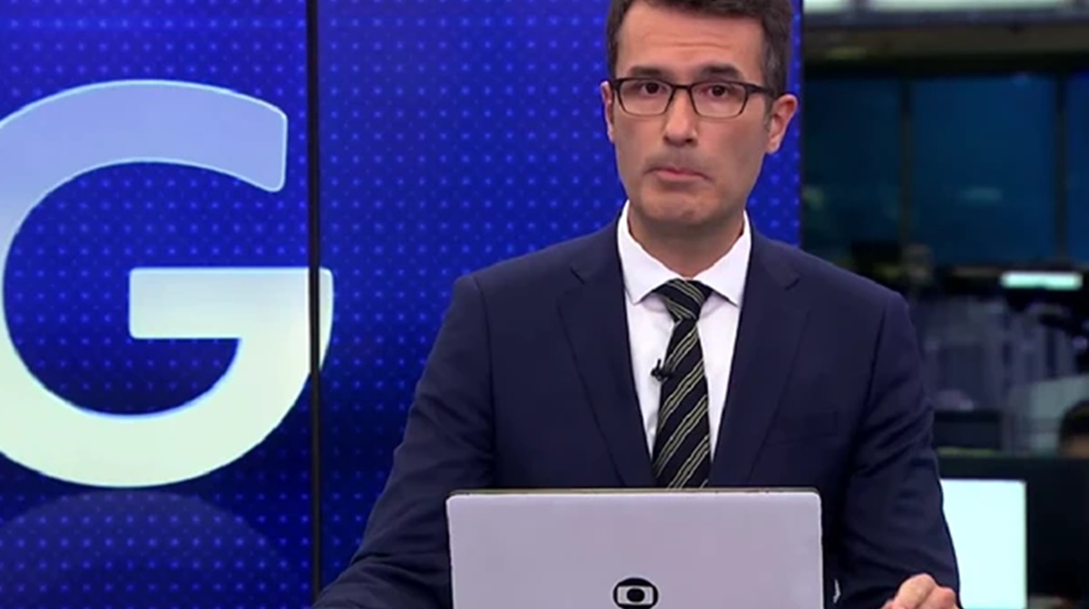 Fábio Turci foi âncora do "Jornal da Globo" por algum tempo, até a volta de Lo Prete 