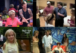 Ana Maria Braga, Claudia Raia, Angélica e Faustão foram alguns dos famosos que já passaram pelo BBB (Foto: Reprodução / Internet)