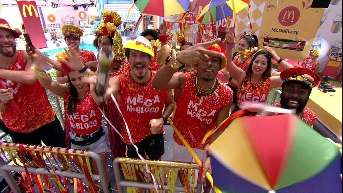 BBB22: Brothers participam da folia em evento de marca patrocinadora (Foto: Reprodução)