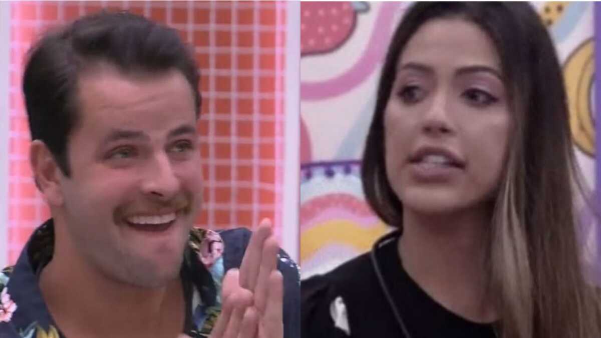 BBB22: Gustavo se sente por Laís e esnoba a sister (Foto: Reprodução/Montagem)