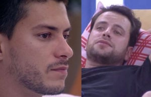 Gustavo não concorda com discurso de Arthur no BBB22 (Foto: Reprodução / Globoplay)