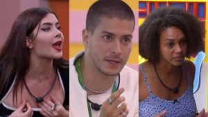 BBB22: Jade Picon, Arthur Aguiar e Jessilane disputam o sétimo Paredão (Foto: Reprodução/Montagem)