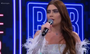 BBB22: Eliminada, Jade Picon participou do'Domingão com Huck' (Foto: Reprodução / Internet)