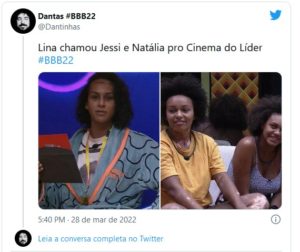 Web detonou decisão de Linn da Quebrada no BBB22 (Foto: Reprodução / Twitter)