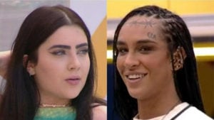 Jade planeja usar Linn da Quebrada em estratégia no BBB22 (Foto: Reprodução / Globoplay)