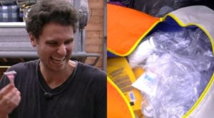 BBB22: Lucas saqueia montanha de produtos e deixa brothers no prejuízo (Foto: Reprodução / Globoplay)