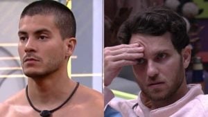 BBB22: Lucas e Arthur Aguiar falam sobre Eslovênia (Foto: Reprodução/Montagem)