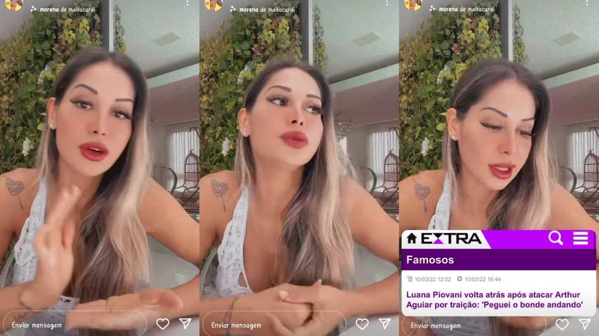 BBB22: Maíra Cardi rebate novos ataques de Luana Piovani a Arthur Aguiar (Foto: Reprodução/Montagem/Instagram)