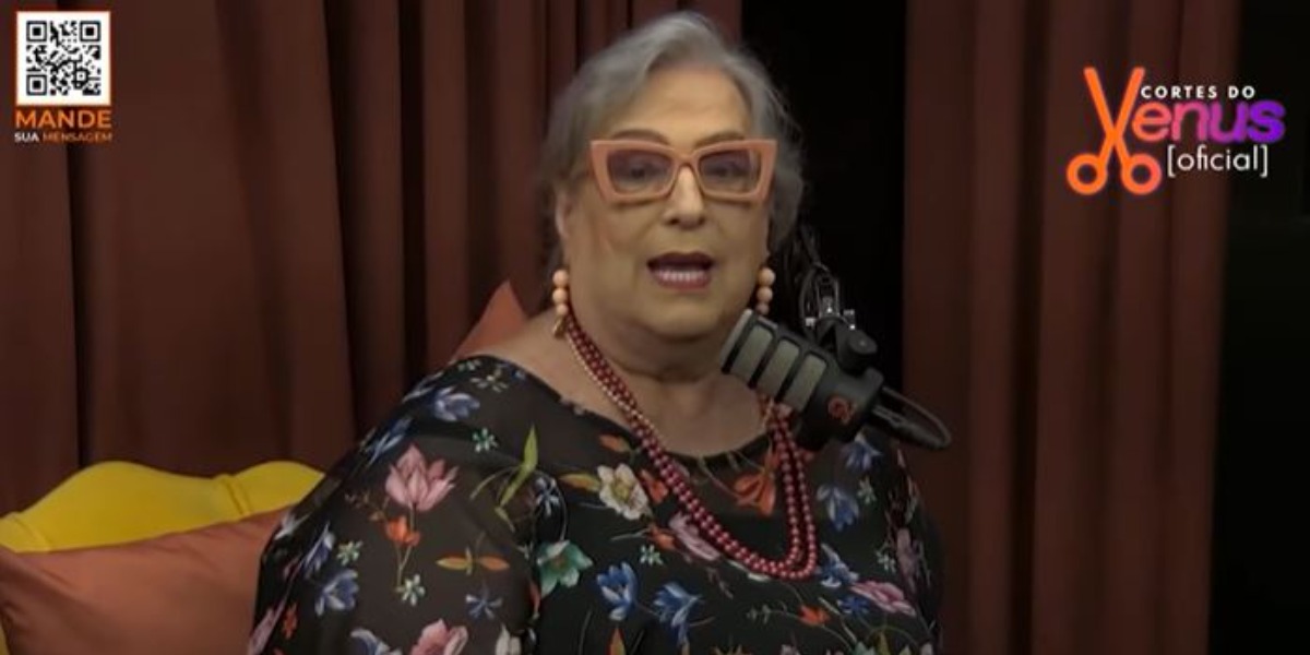 Mamma Bruschetta falou sobre Silvio Santos no "Venus Podcast" (Foto: Reprodução/YouTube)