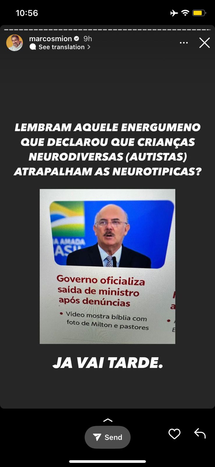 Marcos Mion fala de notícia de demissão, se enfurece e expõe culpado: "Aquele energumeno"