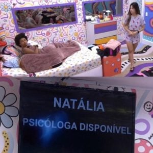 Natália é chamada para o confessionário do BBB22 (Foto: Reprodução / Globoplay)