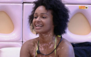 Natália Deodato no BBB22 criticou Jade e famosos que estão no reality por visibilidade (Foto: Reprodução / Globoplay)