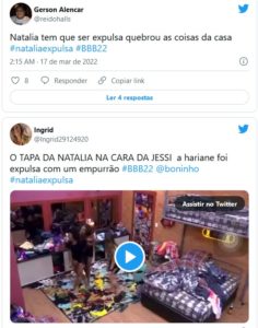 Web pede expulsão da sister no reality (Foto: Reprodução / Twitter)