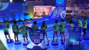 Todos os participantes do BBB22 na Prova do Líder (Foto: Reprodução / Globoplay)