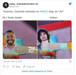 Internautas reagiram sobre a trollagem que o Big Boss irá fazer com os brothers do BBB22 (Foto: Reprodução / Twitter)