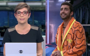 BBB22: Fãs brincaram que Renata Lo Prete ficou feliz com vitória em tempo recorde de Pedro Scooby (Foto: Reprodução / Montagem TV Foco)