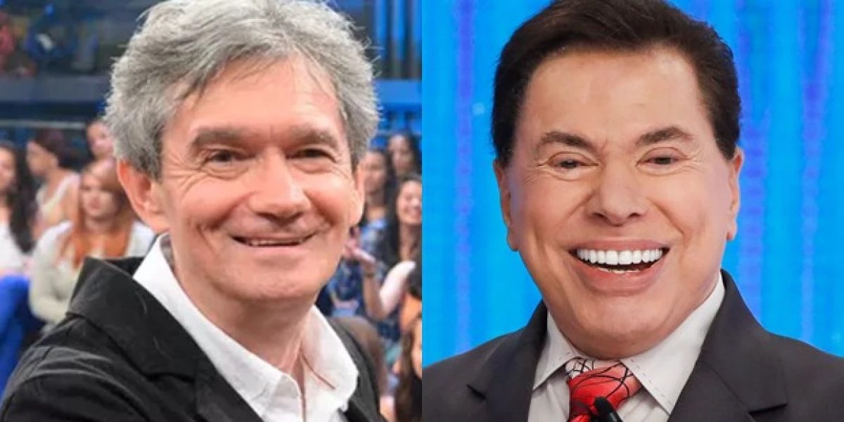 Serginho Groisman e Silvio Santos (Foto: Reprodução)