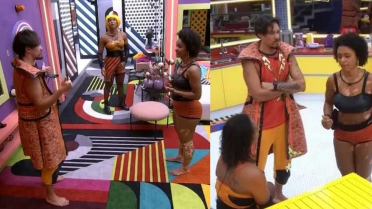 BBB22: Natália causou de novo na última festa (Foto: Reprodução/Montagem)