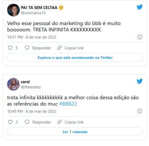 Web reagiu a alusão do filme Guerra Infinita comparando a rivalidade de Jade e Arthur (Foto: Reprodução / Twitter)