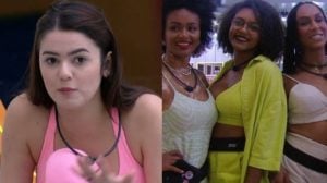 Eslovênia explicou os motivos pelo qual resolveu se aproximar de Lina, Natália e Jessi (Foto: Reprodução / Globoplay)