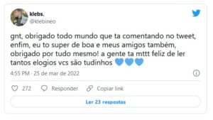 Família e amigos de Scooby desligaram a equipe que administrava as redes sociais do brother do BBB22 (Foto: Reprodução / Twitter)