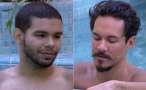 No BBB22, Eliezer fala sobre como as pessoas percebem a relação dele com Vyni: 'Os dois pelos dois, ponto' (Foto: Reprodução / Globoplay)