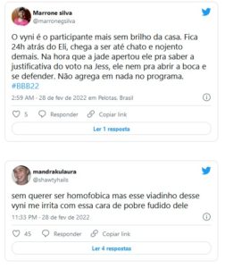 Vyni está sofrendo homofobia na web (Foto: Reprodução / Twitter)