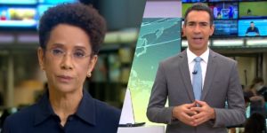 Zileide Silva e César Tralli (Montagem: TV Foco)