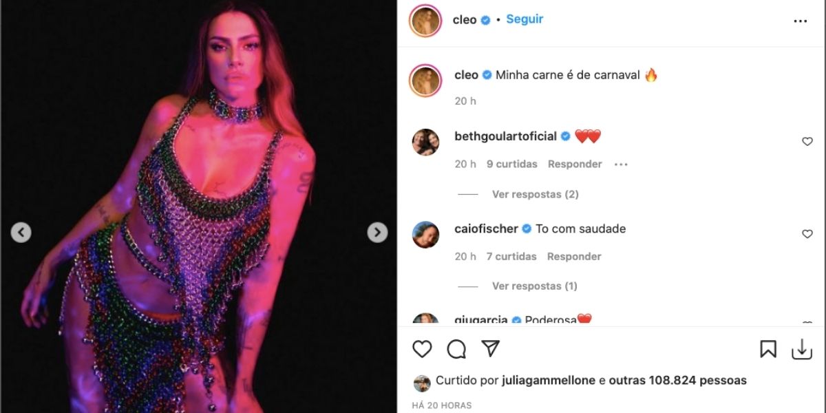 Cleo Pires escandaliza em foto (Reprodução) 