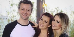 Lucas Lima, Fernanda Souza e Sandy (Foto: Reprodução)