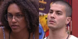 Jessi e Arthur Aguiar fazem parte do paredão quádruplo do BBB22 (Foto: Reprodução)