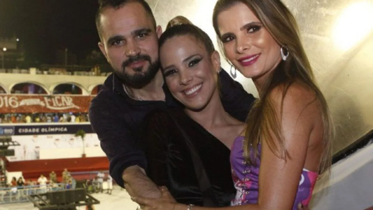 Luciano Camargo, Flávia Fonseca e Wanessa eram próximos (Foto: Reprodução)