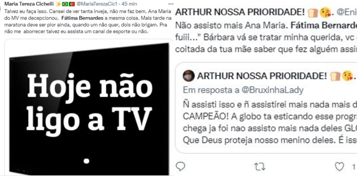 Fátima Bernardes é alvo de boicote nas redes sociais (Foto: Reprodução/TV Globo)